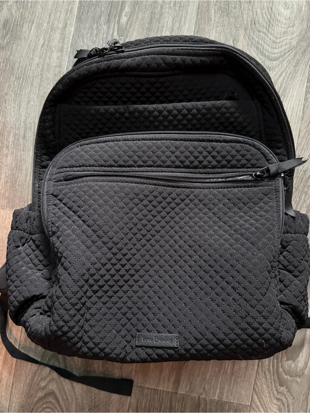 Vera Bradley XL Clarion Backpack - Black